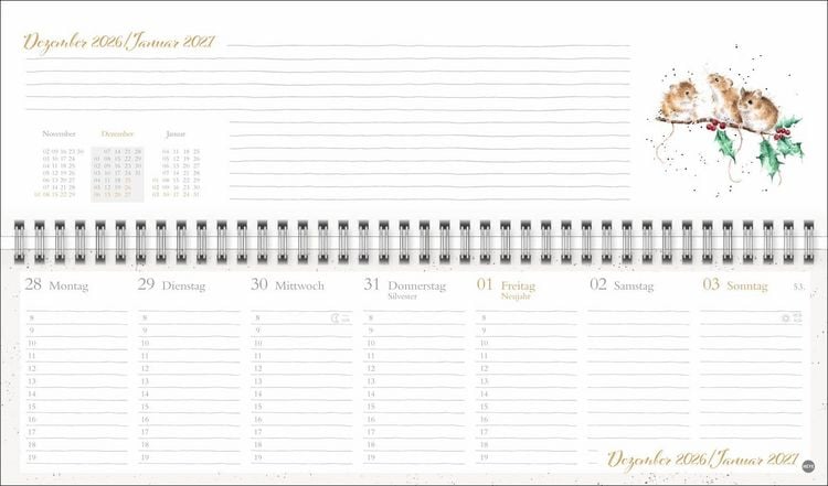 Produktbild: Hannah Dale : Wochenquerplaner 2027
