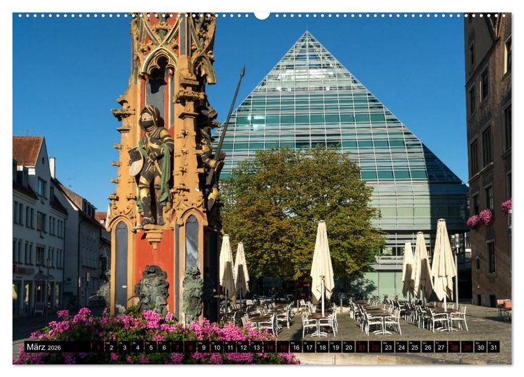 Produktbild: Ulm (hochwertiger Premium Wandkalender 2026 DIN A2 quer), Kunstdruck in Hochglanz