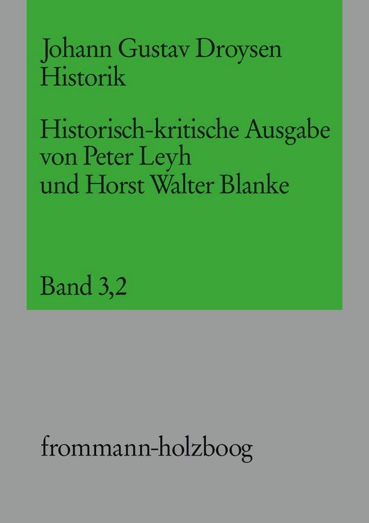 Produktbild: Johann Gustav Droysen: Historik / Band 3,2