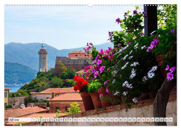 Produktbild: Insel Elba Impressionen (Wandkalender 2026 DIN A2 quer), CALVENDO Monatskalender