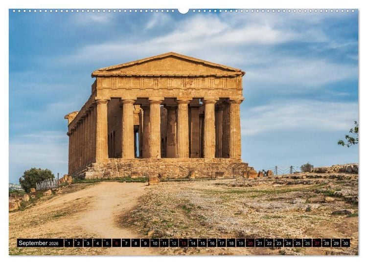 Produktbild: Sizilien - Perle im Mittelmeer (hochwertiger Premium Wandkalender 2026 DIN A2 quer), Kunstdruck in Hochglanz