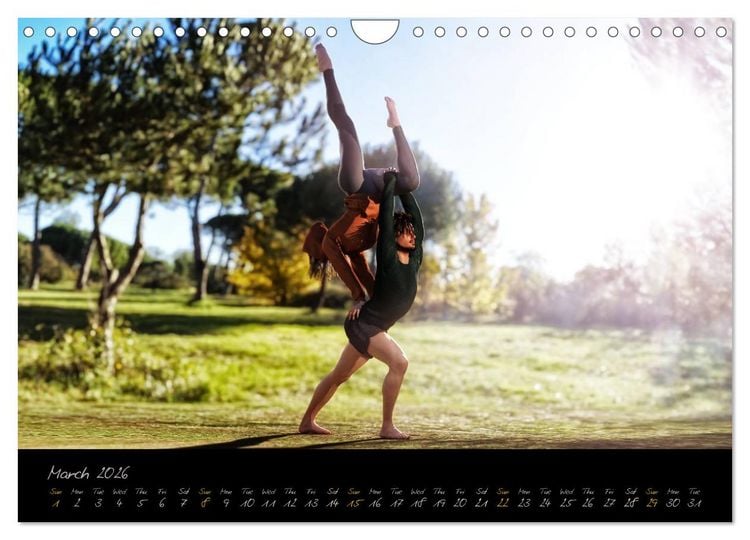 Produktbild: Yoga Couples - Harmony and Passion (Wall Calendar 2026 DIN A4 landscape), CALVENDO 12 Month Wall Calendar