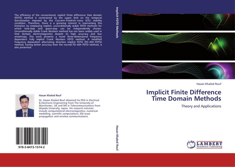 Produktbild: Implicit Finite Difference Time Domain Methods