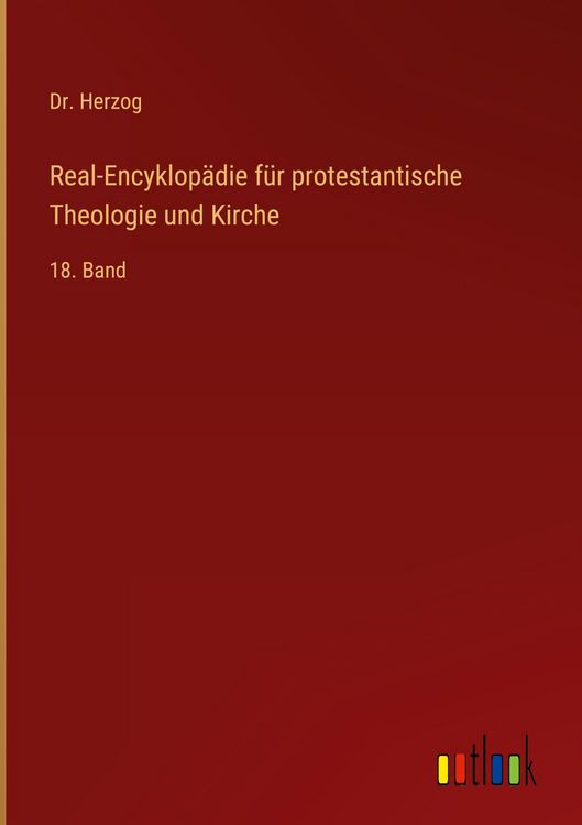 Produktbild: Real-Encyklop&auml;die f&uuml;r protestantische Theologie und Kirche