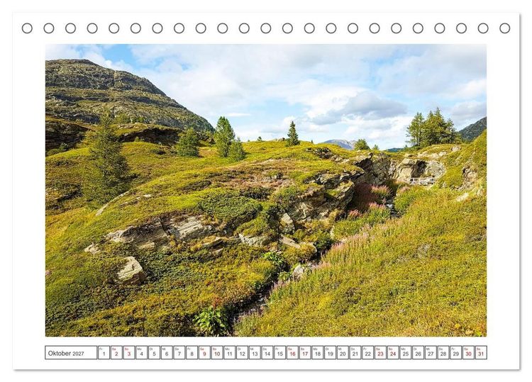 Produktbild: Schweizer Bergmomente (Tischkalender 2027 DIN A5 quer), CALVENDO Monatskalender
