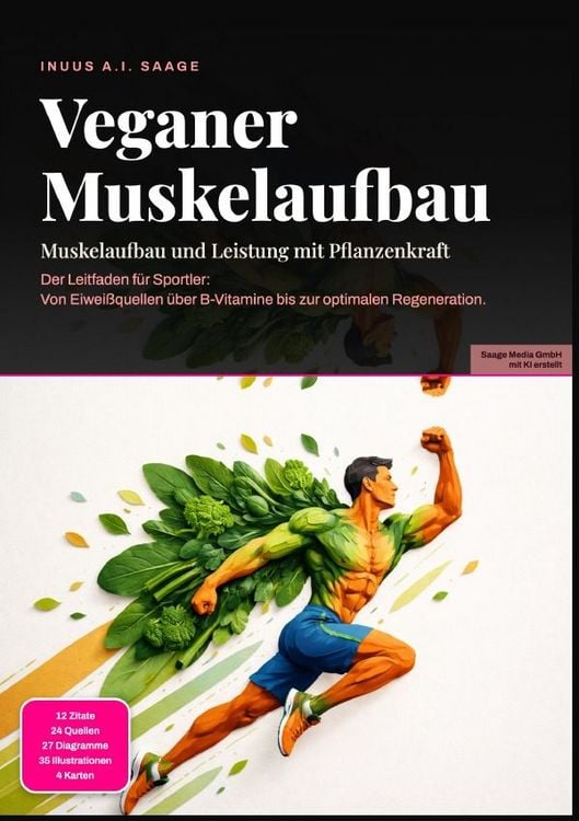 Produktbild: Veganer Muskelaufbau: Muskelaufbau und Leistung mit Pflanzenkraft