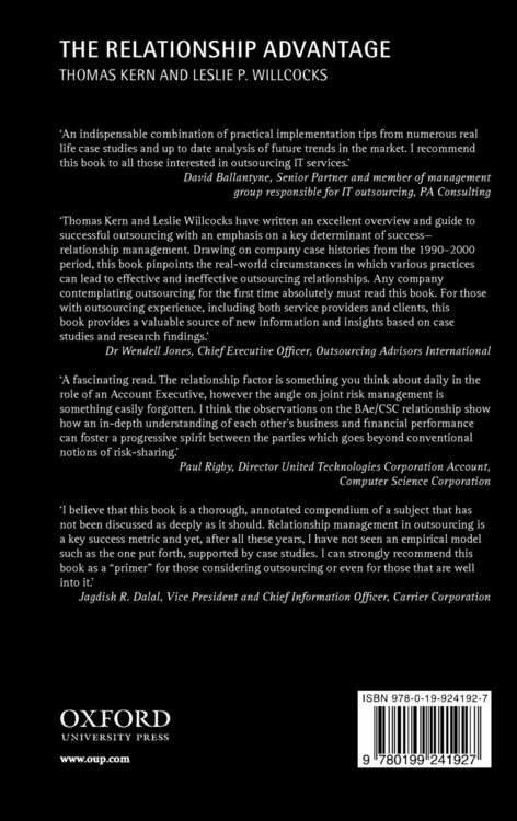 Produktbild: The Relationship Advantage