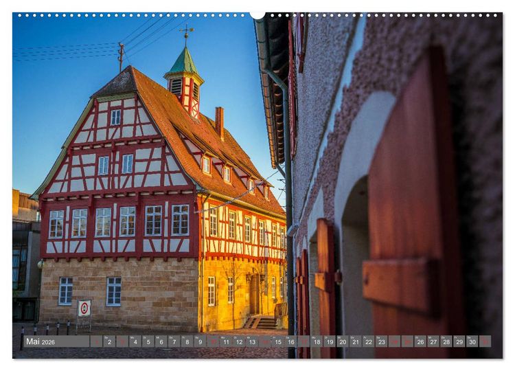 Produktbild: Impressionen aus Leinfelden-Echterdingen 2026 (Wandkalender 2026 DIN A2 quer), CALVENDO Monatskalender