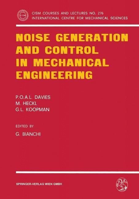 Produktbild: Noise Generation and Control in Mechanical Engineering