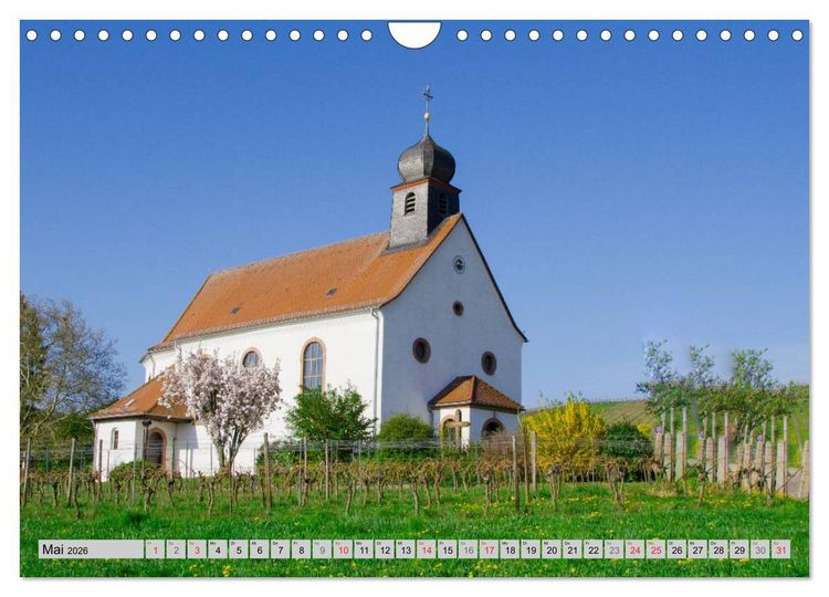 Produktbild: Kirchen und Kapellen (Wandkalender 2026 DIN A4 quer), CALVENDO Monatskalender
