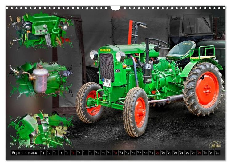 Produktbild: Oldtimer - Traktoren (Wandkalender 2026 DIN A3 quer), CALVENDO Monatskalender