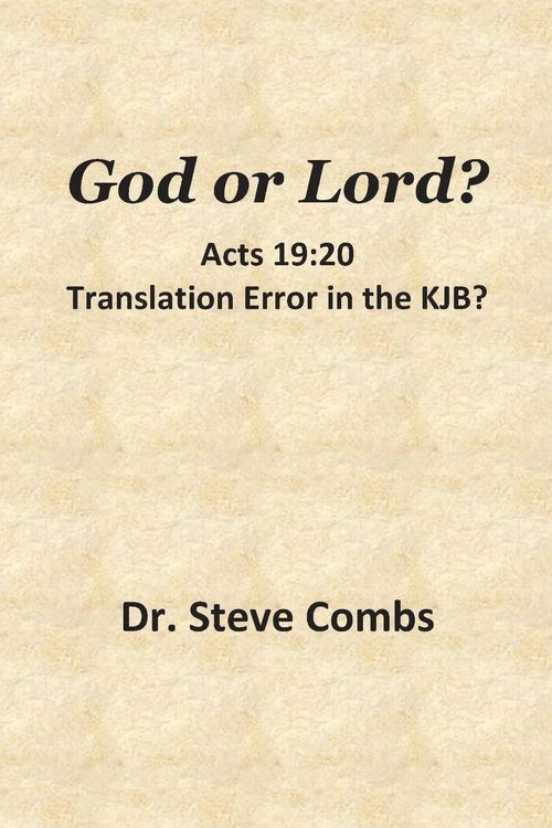 Produktbild: God or Lord? Acts 19