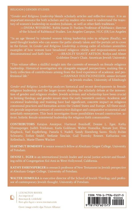 Produktbild: Gender and Religious Leadership