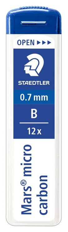 Produktbild: STAEDTLER Feinmine Mars&reg; micro carbon 250 0,7mm B, 12er Set