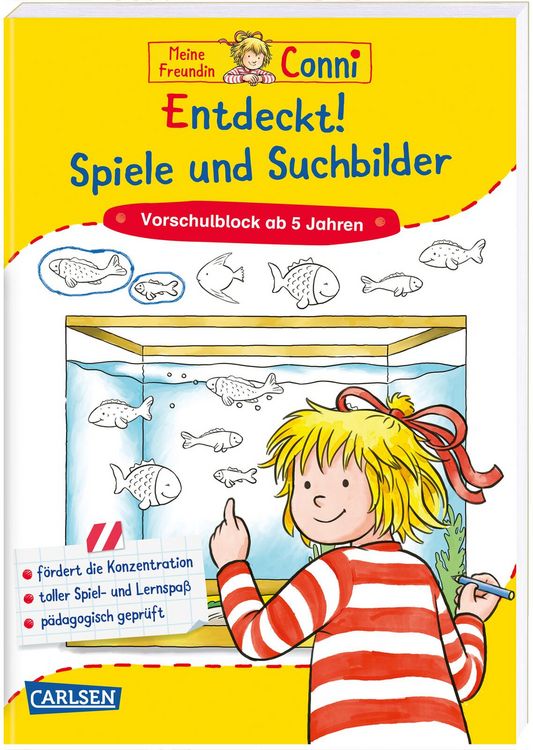 Produktbild: Conni Gelbe Reihe (Besch&auml;ftigungsbuch): Entdeckt! Spiele und Suchbilder