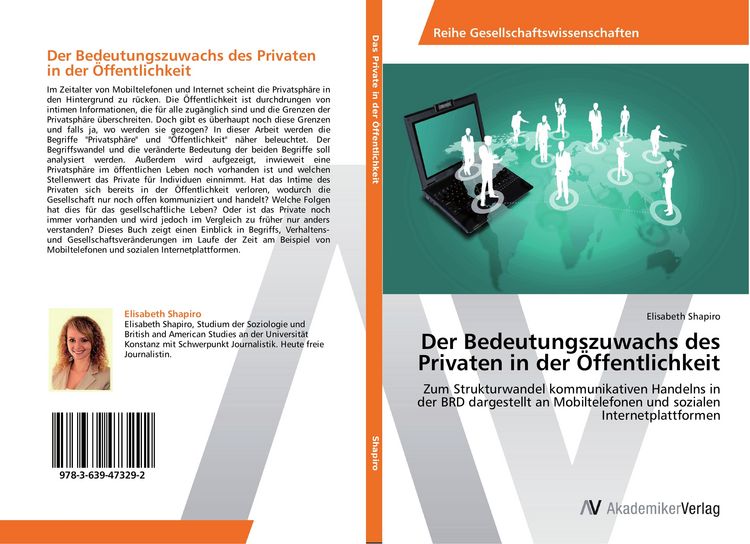 Produktbild: Der Bedeutungszuwachs des Privaten in der &Ouml;ffentlichkeit