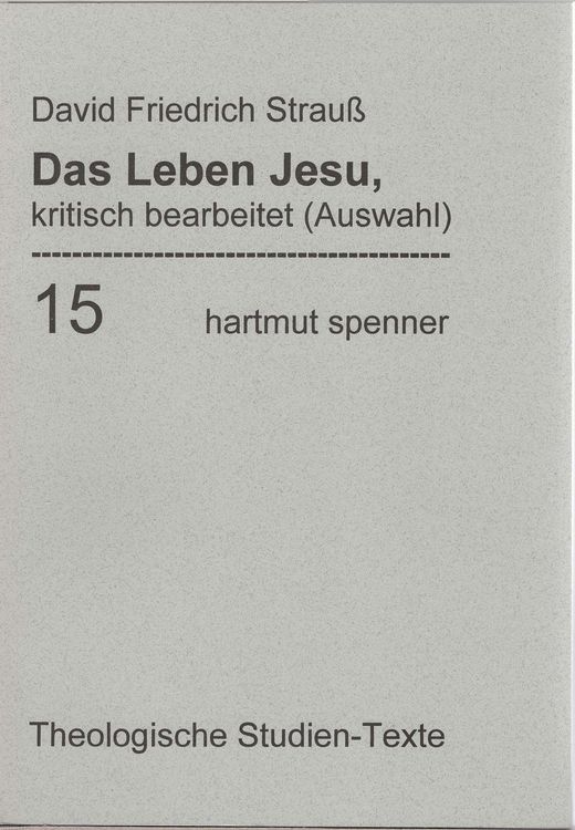 Produktbild: Das Leben Jesu, kritisch bearbeitet.