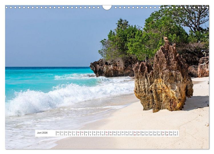 Produktbild: Sansibar - Sonne, Sand, Meer (Wandkalender 2026 DIN A3 quer), CALVENDO Monatskalender