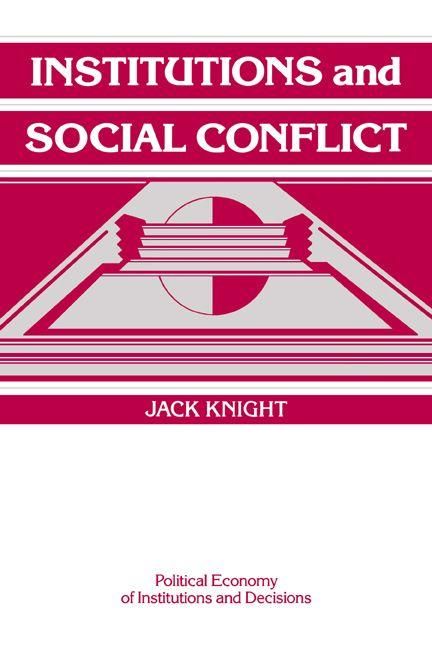 Produktbild: Institutions and Social Conflict