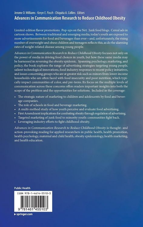 Produktbild: Advances in Communication Research to Reduce Childhood Obesity