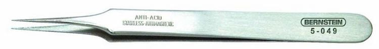 Produktbild: Bernstein Tools for Electronics 5-049 SMD-Pinzette 4 SA Super-spitz 110mm