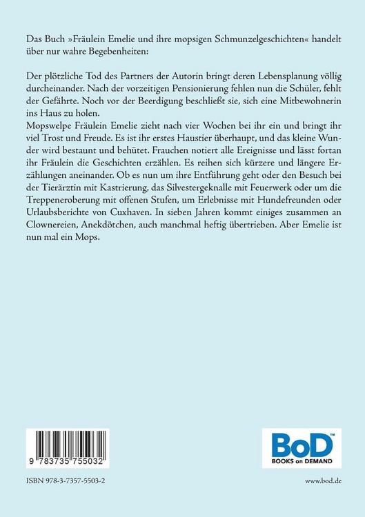 Produktbild: Fr&auml;ulein Emelie und ihre mopsigen Schmunzelgeschichten
