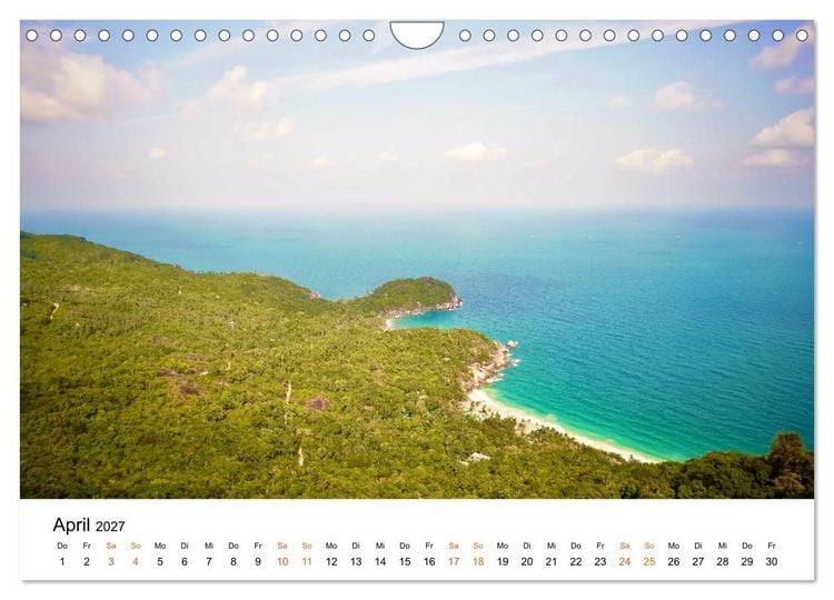 Produktbild: S&uuml;dostasien - Thailand, Philippinen, Bali (Wandkalender 2027 DIN A4 quer), CALVENDO Monatskalender