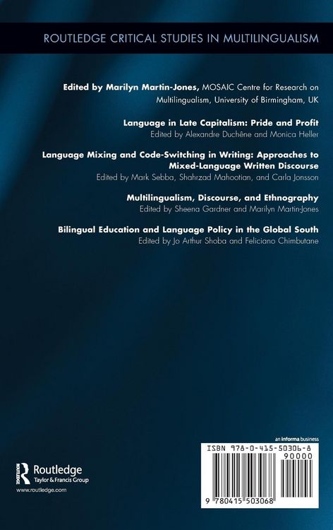 Produktbild: Bilingual Education and Language Policy in the Global South