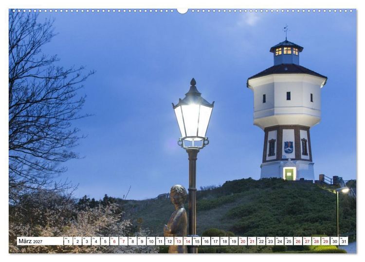 Produktbild: Langeoog - Momente einer Reise (Wandkalender 2027 DIN A2 quer), CALVENDO Monatskalender