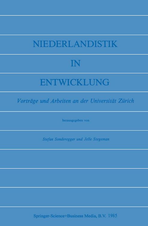 Produktbild: Niederlandistik in Entwicklung