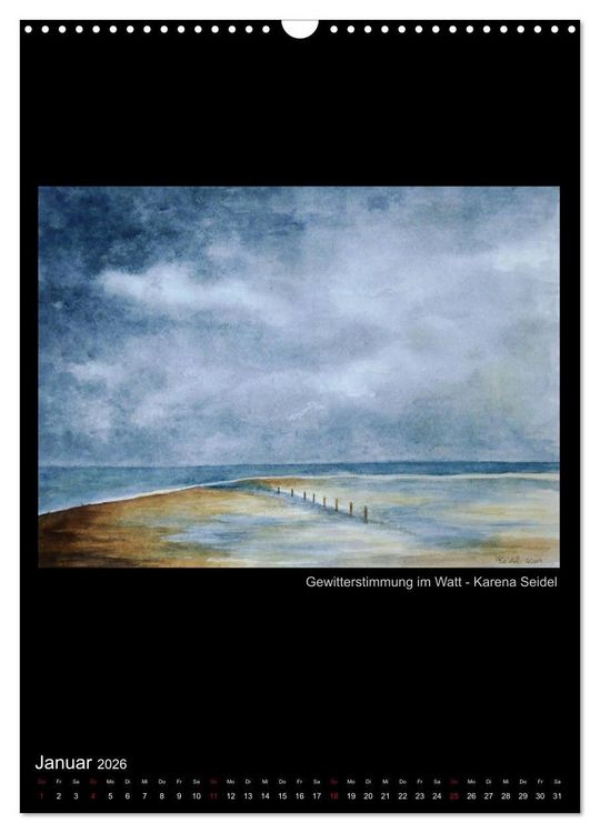 Produktbild: Kunstkalender der Moerser Palette e.V. (Wandkalender 2026 DIN A3 hoch), CALVENDO Monatskalender