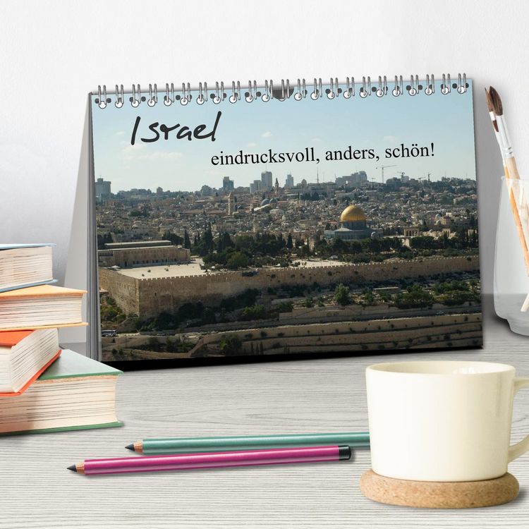 Produktbild: Israel - eindrucksvoll, anders, sch&ouml;n! (Tischkalender 2026 DIN A5 quer), CALVENDO Monatskalender