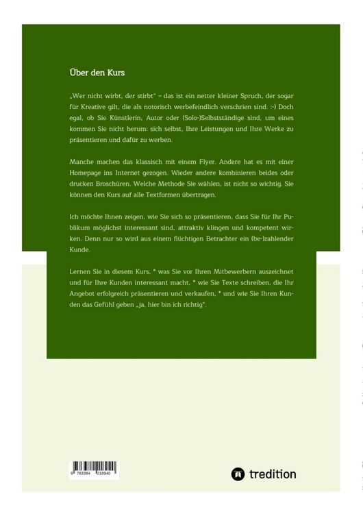 Produktbild: Selbstlernkurs: Texte schreiben f&uuml;r Homepage, Flyer, Brosch&uuml;re und Co.
