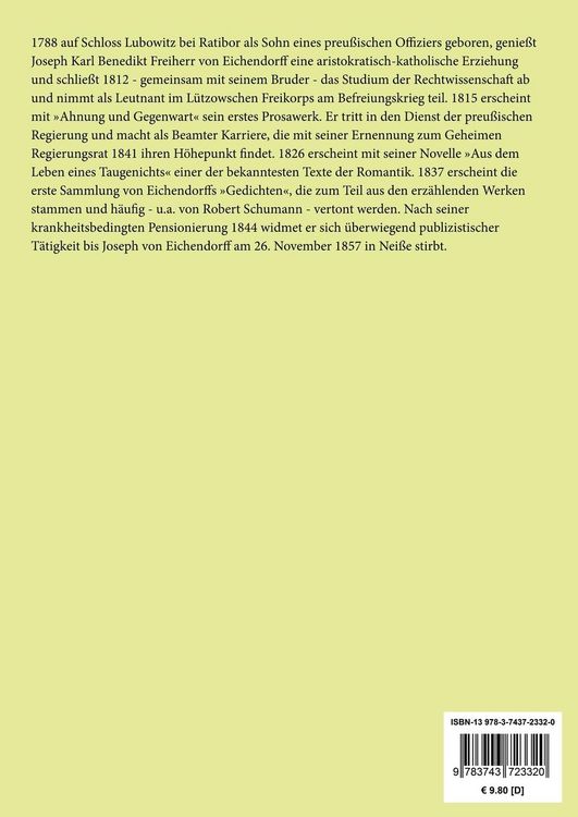 Produktbild: Aus dem Leben eines Taugenichts / From the Life of a Good-for-nothing