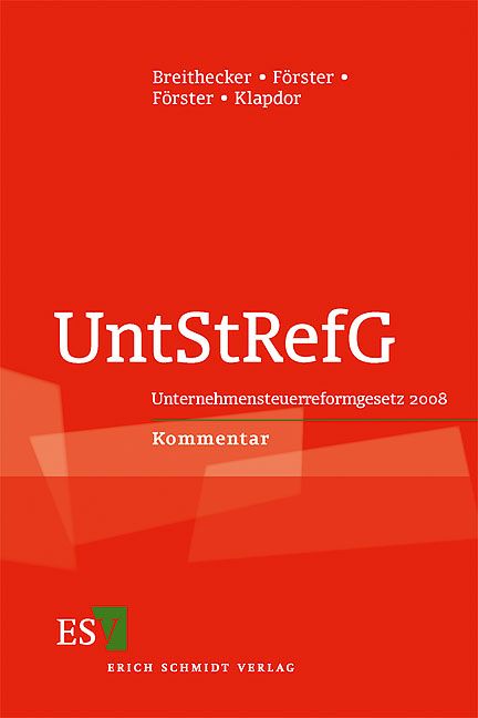 Produktbild: UntStRefG