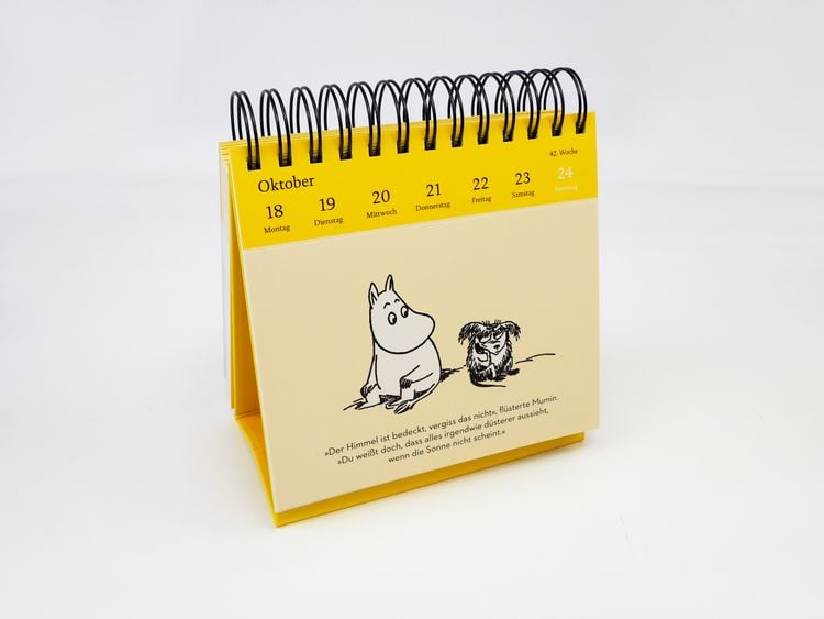 Produktbild: Die Mumins f&uuml;r alle Lebenslagen. Postkartenkalender 2027