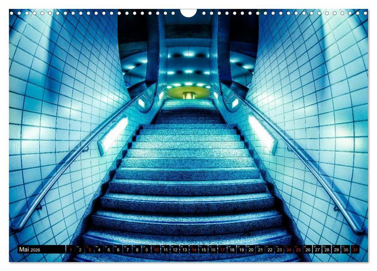 Produktbild: Frankfurt - mit der U-Bahn erfahren (Wandkalender 2026 DIN A3 quer), CALVENDO Monatskalender