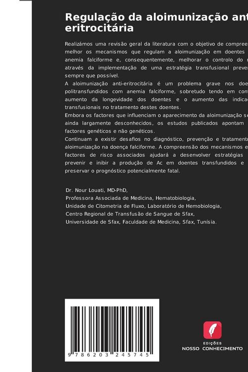 Produktbild: Regula&ccedil;&atilde;o da aloimuniza&ccedil;&atilde;o anti-eritrocit&aacute;ria