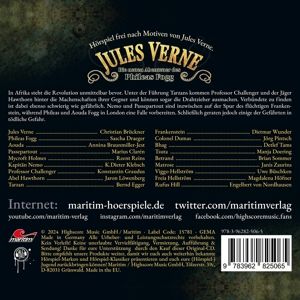 Produktbild: Die neuen Abenteuer des Phileas Fogg - Afrika in Gefahr, 1 Audio-CD