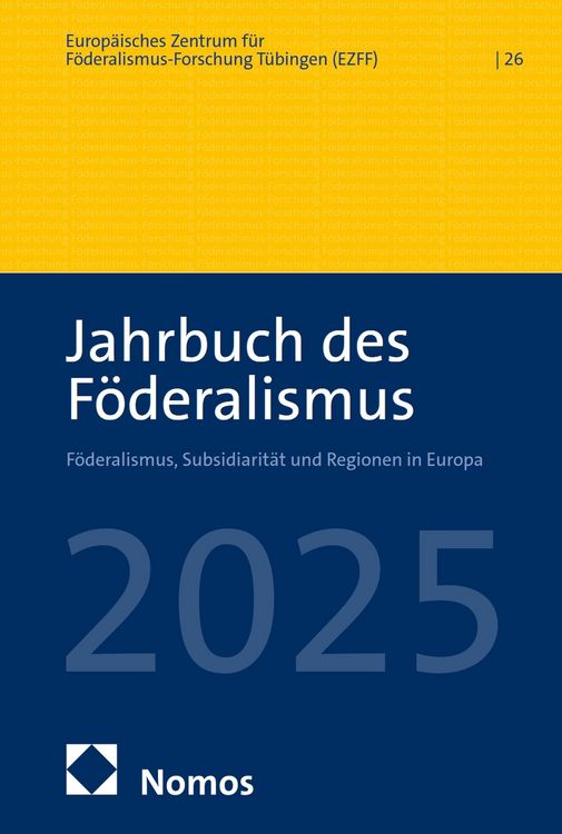 Produktbild: Jahrbuch des F&ouml;deralismus 2025