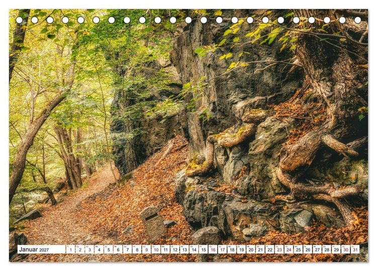 Produktbild: Nationalpark Harz - Mythen, Bergbau und Hexen (Tischkalender 2027 DIN A5 quer), CALVENDO Monatskalender