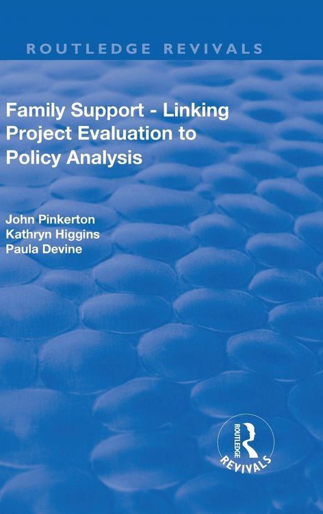 Produktbild: Family Support - Linking Project Evaluation to Policy Analysis