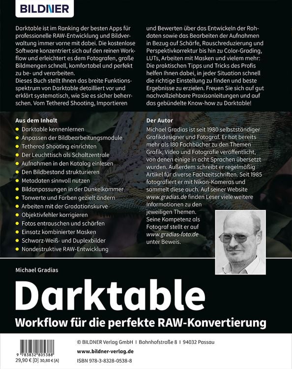 Produktbild: Darktable - Workflow f&uuml;r die perfekte RAW-Konvertierung