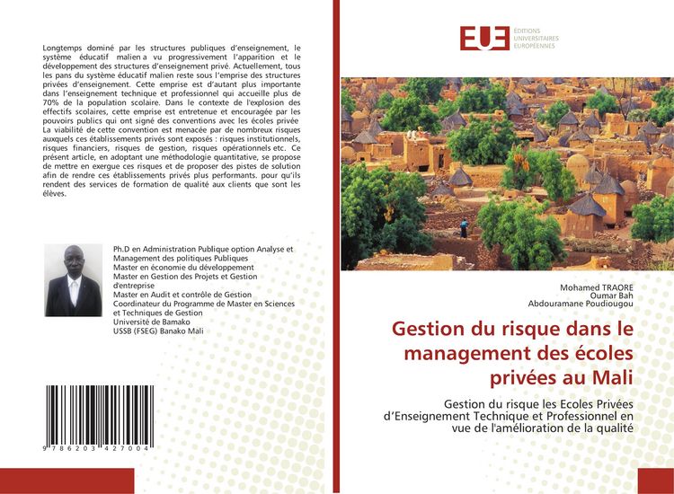 Produktbild: Gestion du risque dans le management des &eacute;coles priv&eacute;es au Mali