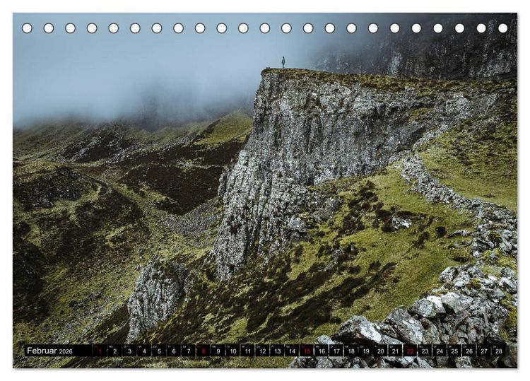 Produktbild: Isle of Skye - so sch&ouml;n kann schlechtes Wetter sein (Tischkalender 2026 DIN A5 quer), CALVENDO Monatskalender
