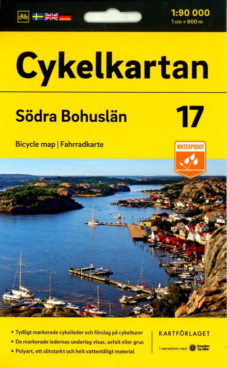 Produktbild: Cykelkartan Blad 17 S&ouml;dra Bohusl&auml;n 1:90000