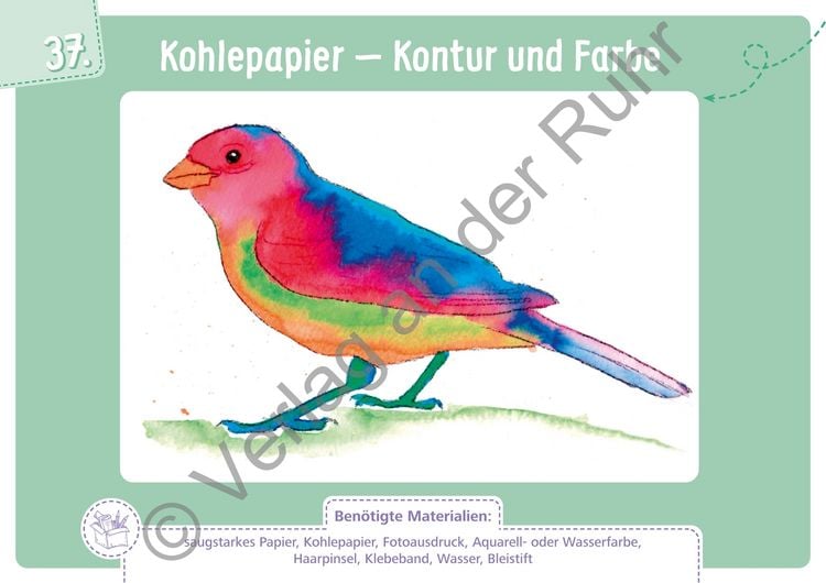 Produktbild: Die Kreativ-Kartei f&uuml;r den Kunstunterricht