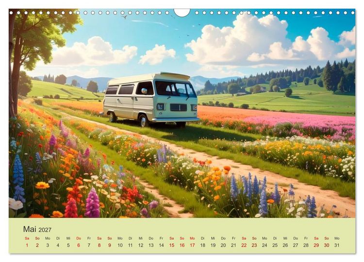 Produktbild: Vanlife Ein Leben auf der Stra&szlig;e (Wandkalender 2027 DIN A3 quer), CALVENDO Monatskalender