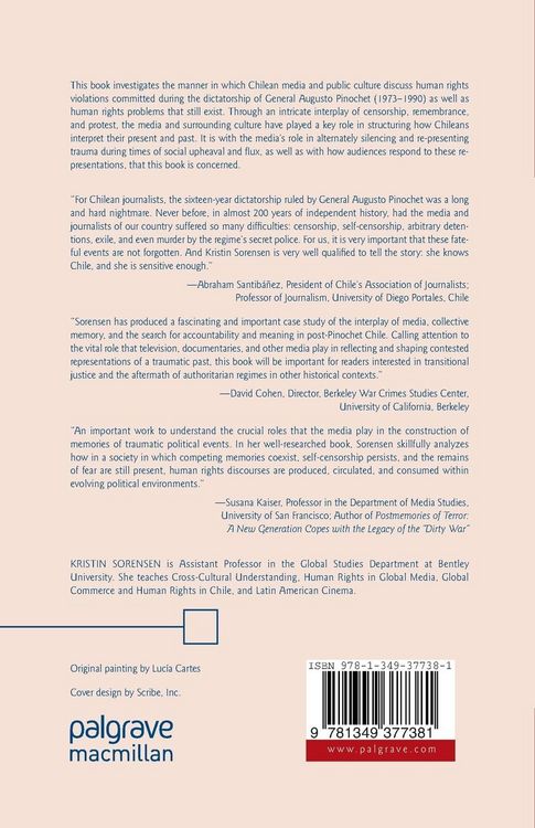 Produktbild: Media, Memory, and Human Rights in Chile