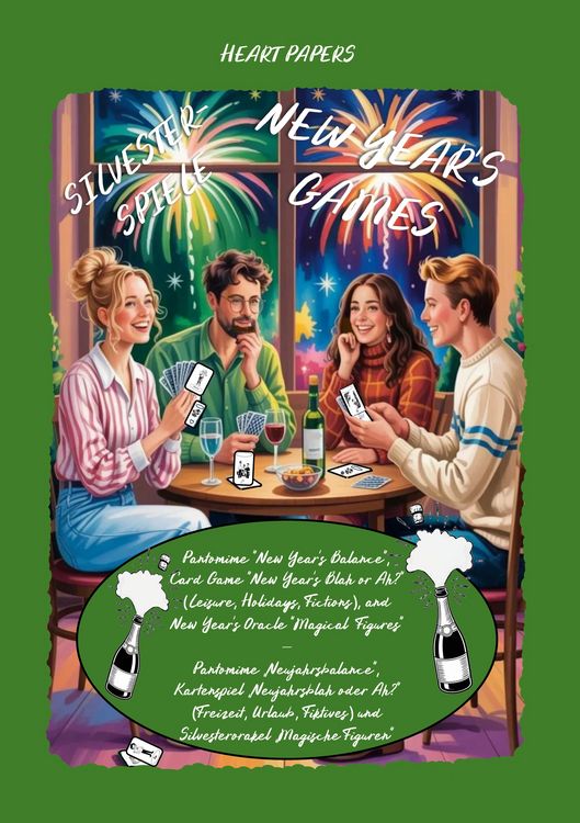 Produktbild: New Year's Games (Pantomime New Year's Balance; Card Game New Year's Blah or Ah? Leisure, Holidays, Fictions; New Year's Oracle Magical Figures) - Sil